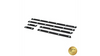Listwy boczne czarne zestaw 6 sztuk  BMW 3 (E36) Sedan Touring 1990-1998