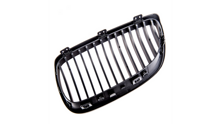 Grill sportowy pojedyncze żeberka Matt Black BMW 3 E92 E93 przed liftem 2005-2010