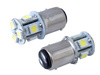 Żarówka VISION P21/5W BAY15d 12V 8x 5050 SMD LED, biała, 2 szt.