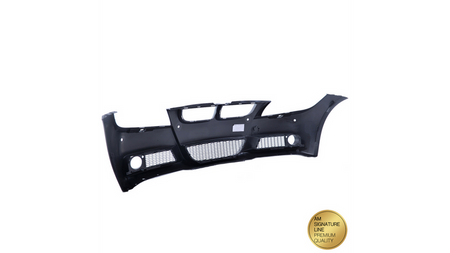 Przedni zderzak sport PDC SRA Lampy przeciwmgielne  BMW 3 (E90) Sedan (E91) Touring przed liftem 2005-2008