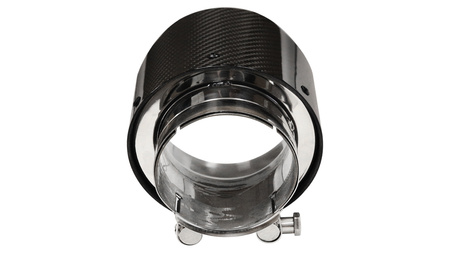 Końcówka tłumika 127mm wejście 76mm Carbon Gloss