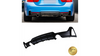 Tylny dyfuzor Matt Black  BMW 4 (F32) Coupe (F33) Cabrio (F36) Gran Coupe 2013-obecnie