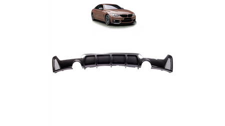 Tylny dyfuzor Carbon Look BMW 4 F32 F33 F36 2013-obecnie