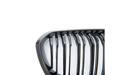 Grill sportowy podwójne żeberka Gloss Black  BMW 3 (F34) Gran Turismo 2013-2020