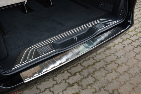 Mercedes W447 V klasa Zestaw (Nakładka na zderzak tylny + nakładki progowe).