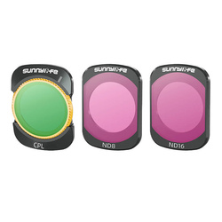 Lens Filters CPL, ND8, ND16 Sunnylife for DJI Osmo Pocket 3