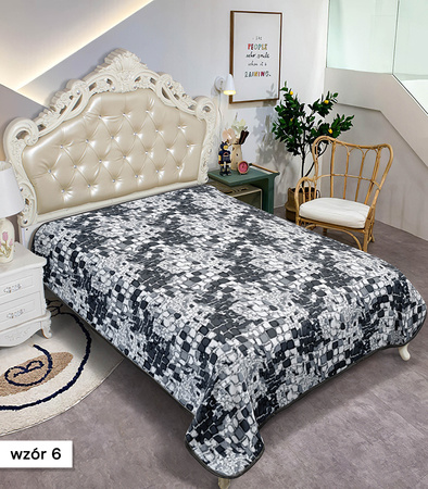 KOC AKRYLOWY 160 X 210 CM DOLCE FAR NIENTE GRUBY MIĘKKI RÓŻNE WZORY + WALIZKA