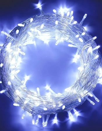 LAMPKI ZEWNĘTRZNE SOPLE 500 LED 20M KURTYNA GIRLANDA OŚWIETLENIE ŚWIĄTECZNE