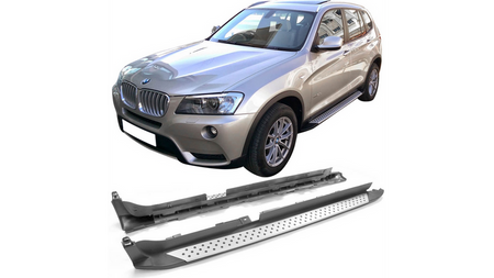 Stopnie boczne z aluminium BMW X3 F25 2010-obecnie