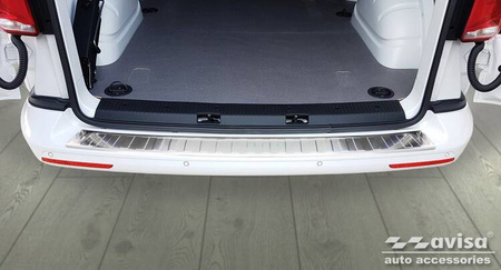 Nakładka na zderzak tylny do Volkswagen Transporter T6 (Stal)