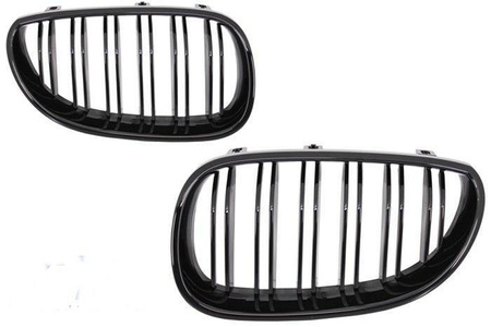 GRILL ( NERKI) BMW E60 E61 03-10 CZARNY POŁSYK