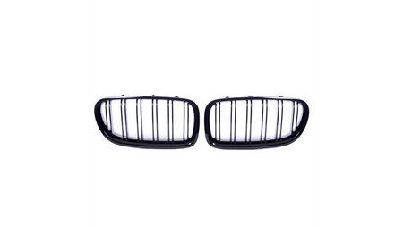 Grill sportowy podwójne żeberka Gloss Black BMW 5 F10 F11 2010-2018