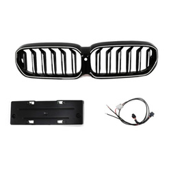 GRILL PODSWIETLANY LED BMW G30 G31 LCI 20-23 GLOSS BLACK