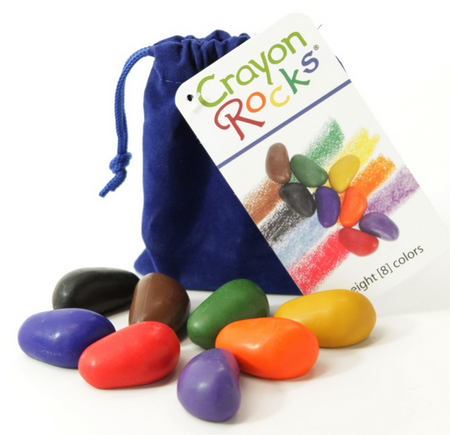 Kredki Crayon Rocks w aksamitnym woreczku - 8 kolorów