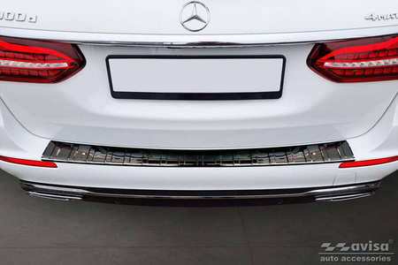Nakładka na zderzak tylny do Mercedes klasa E W213 Kombi (Stal)