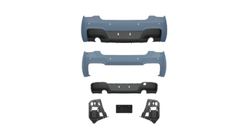 Tylny zderzak sport PDC zestaw z dyfuzorem BMW 1 F20 F21 przed liftem 2011-2015