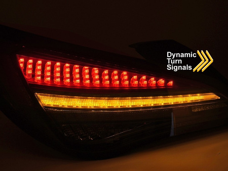 Lampy Tylne LED Diodowe do Mercedes CLA C117 13-16 black red