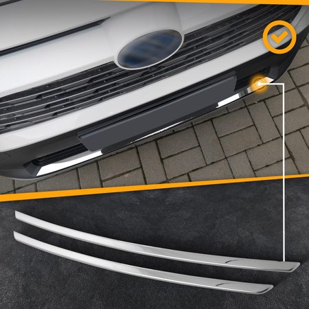 Listwy atrapy zderzaka przedniego Fiat Doblo PRE-FL 2010-2015