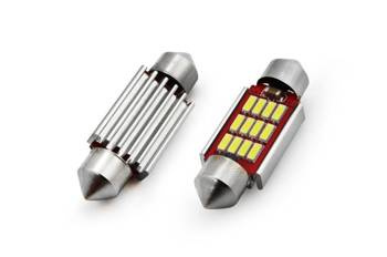 Żarówki LED CANBUS 4014 12SMD Festoon C5W C10W C3W 39mm White 12V 24V AMIO-02190