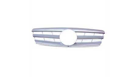 Grill sportowy Silver 3S MERCEDES C-Class W203 S203 2000-2007