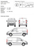 Platforma dachowa bagażnik Toyota Proace L1H1 13-16