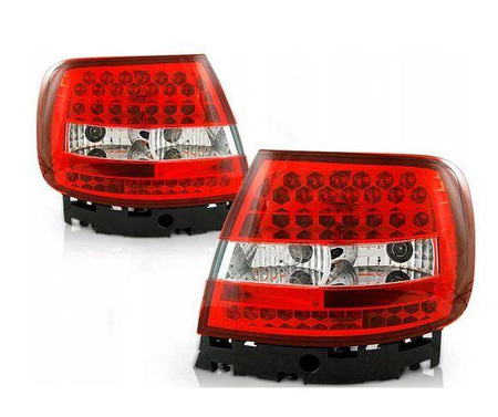 Lampy diodowe tylne Audi A4 B5 RED WHITE