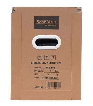 Sprężarka powietrza z silnikiem elektrycznym 265 l/min KD1295