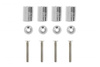 Dystanse maski 6mm Silver