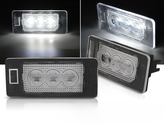 Lampki rejestracji 3xLED do VW Golf VI Variant / Jetta VI / Passat B6,B7 Variant /Sharan II
