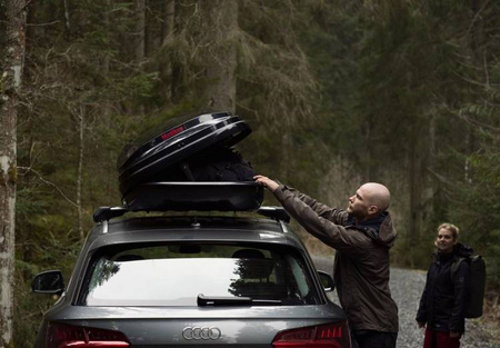 Boks dachowy MONT BLANC Altitude 450-Czarny metalik 