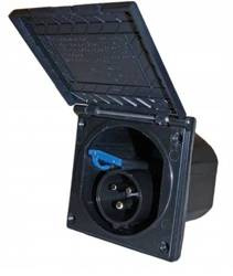 Gniazdo 230V CEE17 zasilające do przyczepy łodzi