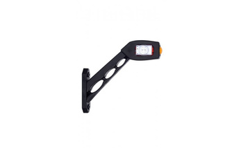 Lampa obrysowa na wysięgniku potrójna HOR 53 12/24V ,biała+czerwona+pomarańczowa LEWA