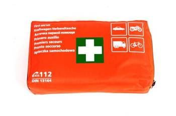 Apteczka samochodowa pierwszej pomocy DIN 13164