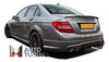 Dyfuzor powietrza tylnego zderzaka Mercedes W204 AMG Look duet Dyfuzor powietrza tylnego zderzaka Mercedes W204 AMG Look duet 