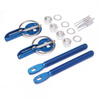 Zapinki maski aluminiowe Blue