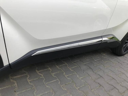 Ozdobne listwy drzwi chromowane dla modelu TOYOTA CH-R 2016+