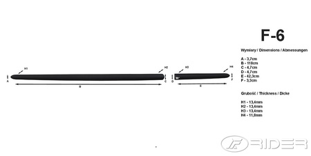 Opel Corsa C listwy boczne