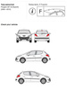 Bagażnik dachowy Airo Fix Dark Peugeot 207 3d 5d