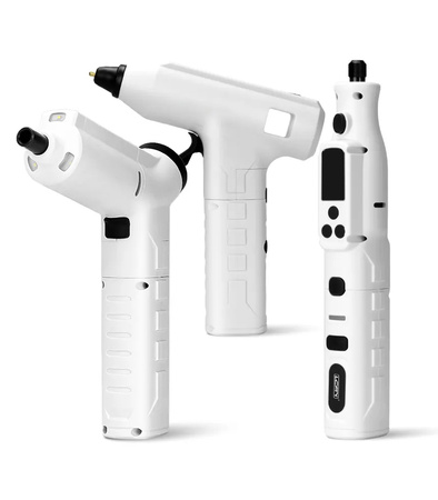 ZESTAW NARZĄDZI 3W1 ELEKTRYCZNY WIELOFUNKCYJNY WKRĘTAK PISTOLET DO KLEJU NARZĘDZIA OBROTOWE DO NAPRAWY