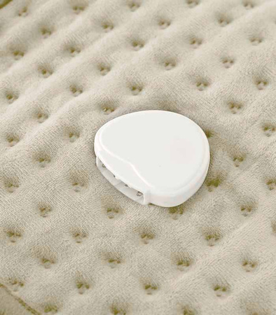 OGRZEWACZ ELEKTRYCZNY DO STÓP BUT GRZEWCZY MIĘKKI CIEPŁY BEŻOWY Z FUTERKIEM PILOT TIMER 3 TRYBY