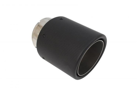 Końcówka tłumika 101mm wejście 63mm Carbon Mat