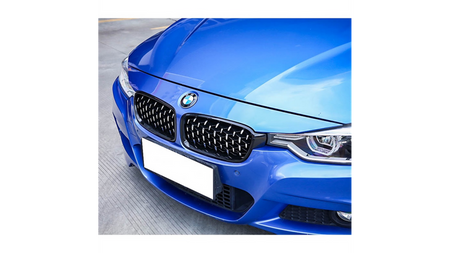 Grill sportowy Gloss Black & Chrome BMW 3 F30 F31 2011-2019