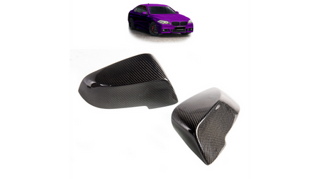 Zestaw osłon lusterek bocznych Carbon BMW 5 F10 5 F07 5 F11 F13 F12 F06 7 F01 F02 F03 F04 2014-2017