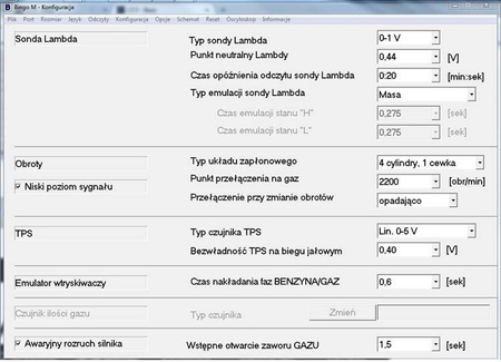 Interfejs skaner diagnostyczny + 3 złącza (1, 4, 7)