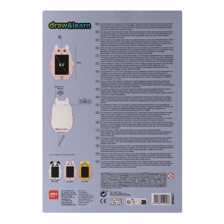 Magiczny tablet LCD do rysowania Apli Kids - Królik