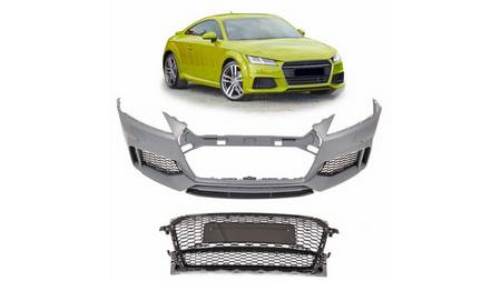 Przedni zderzak sport zestaw z grillem  AUDI TT (FV, 8S) Coupe Roadster 2015-obecnie