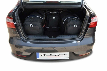 KIA RIO LIMOUSINE 2012-2016 TORBY DO BAGAŻNIKA 4 SZT