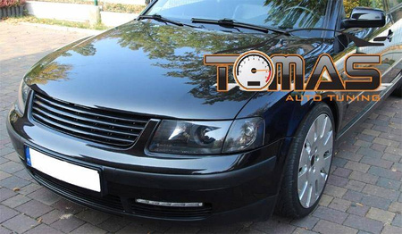 Lampy reflektory przednie Vw Passat B5 96-00 DEPO czarne soczewki
