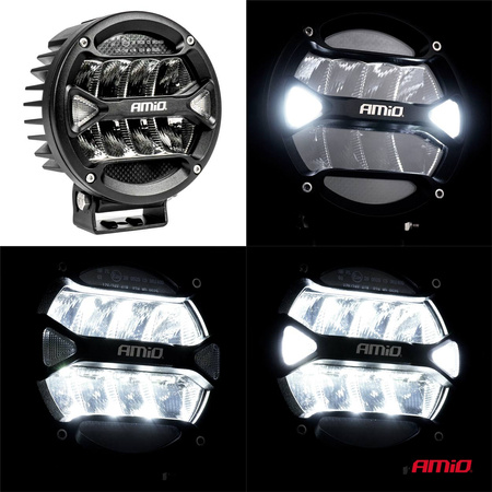 Lampa robocza drogowa LED PRO reflektor homologacja ECE R149 12V 24V AMIO-03869