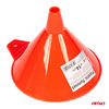 Lejek plastikowy uniwersalny mały do paliwa cieczy wody 14 cm AMIO-04041